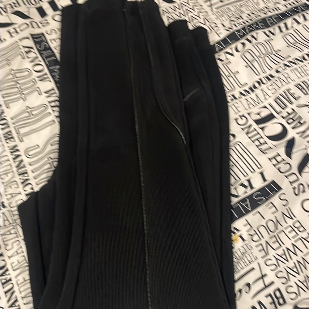 Joseph Ribkoff Textured Black Pants - Picture 3 of 4